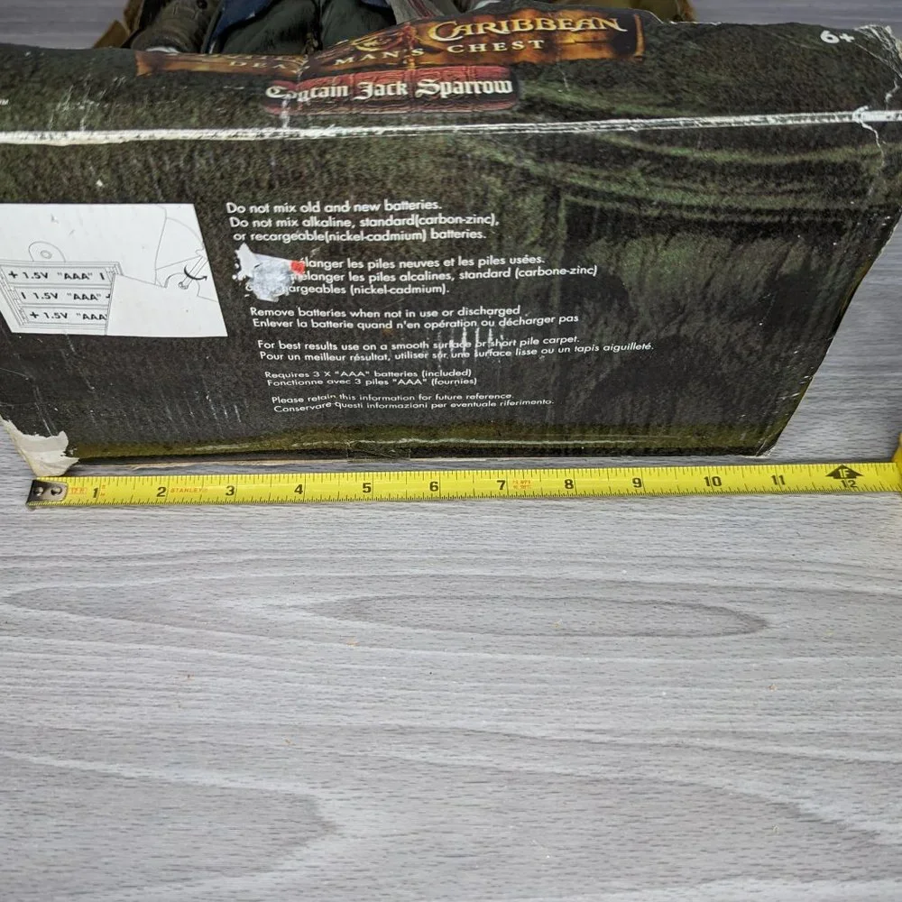 Disney Talking Jack Sparrow Pirates of the Caribbean Dead Man's Chest 15